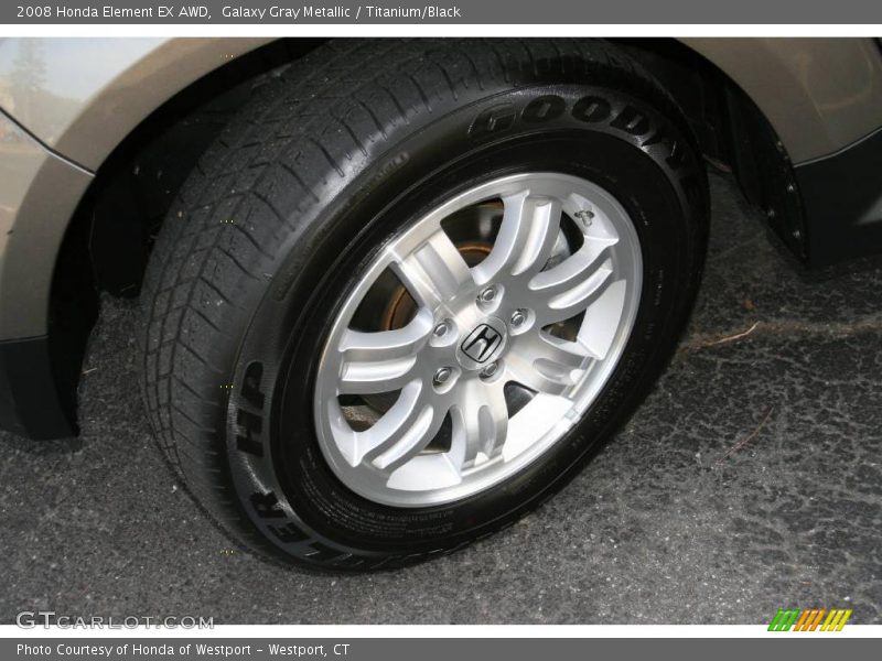 Galaxy Gray Metallic / Titanium/Black 2008 Honda Element EX AWD