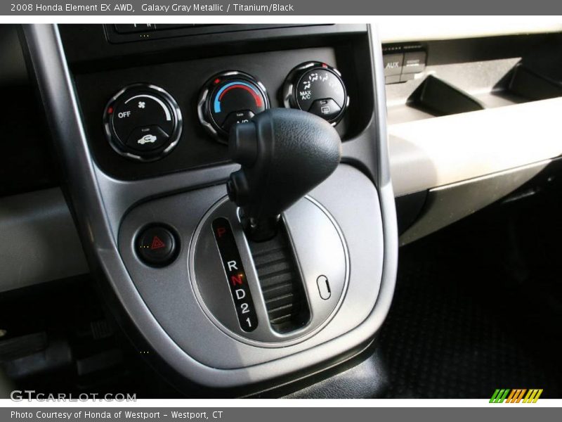 Galaxy Gray Metallic / Titanium/Black 2008 Honda Element EX AWD