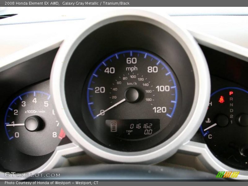 Galaxy Gray Metallic / Titanium/Black 2008 Honda Element EX AWD