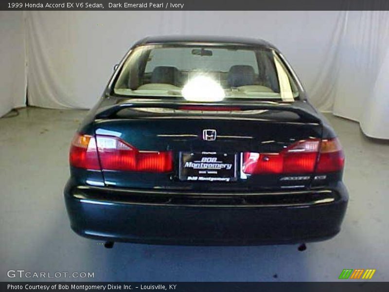 Dark Emerald Pearl / Ivory 1999 Honda Accord EX V6 Sedan