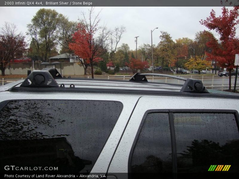 Brilliant Silver / Stone Beige 2003 Infiniti QX4 4x4