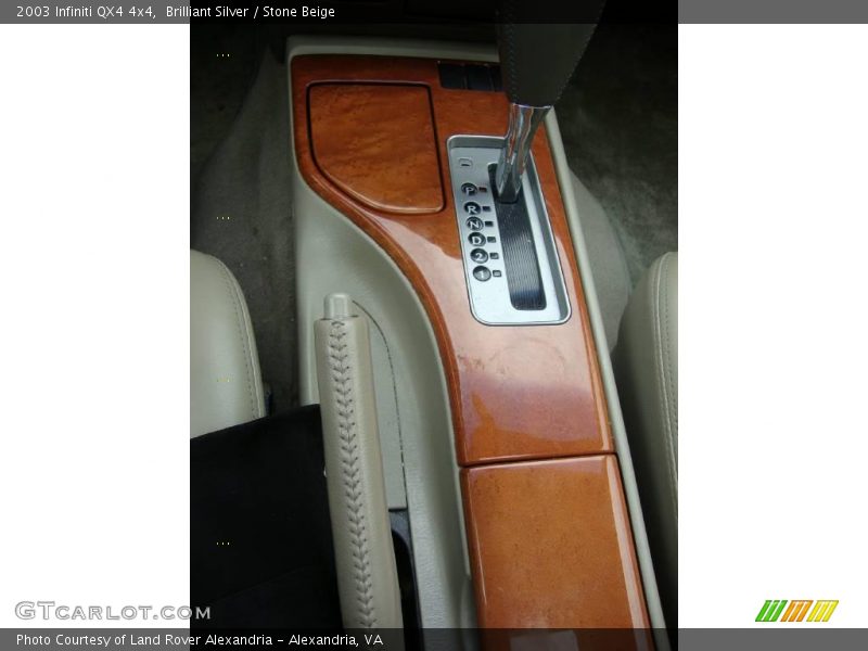 Brilliant Silver / Stone Beige 2003 Infiniti QX4 4x4