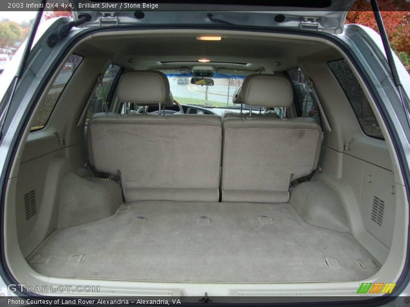 Brilliant Silver / Stone Beige 2003 Infiniti QX4 4x4