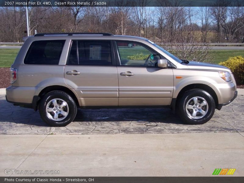 Desert Rock Metallic / Saddle 2007 Honda Pilot EX 4WD