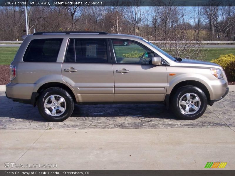 Desert Rock Metallic / Saddle 2007 Honda Pilot EX 4WD