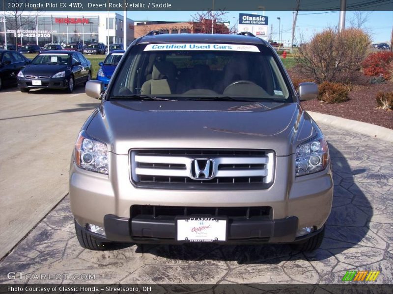 Desert Rock Metallic / Saddle 2007 Honda Pilot EX 4WD