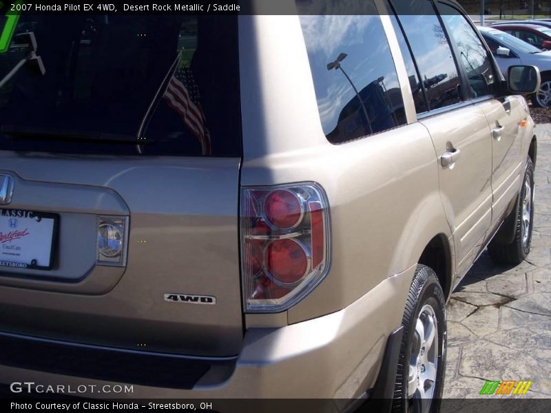 Desert Rock Metallic / Saddle 2007 Honda Pilot EX 4WD