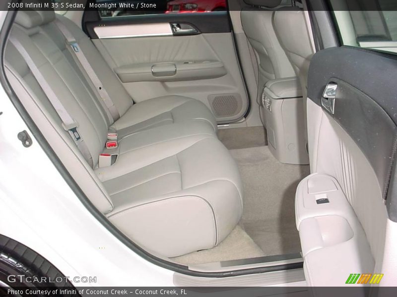 Moonlight White / Stone 2008 Infiniti M 35 S Sedan