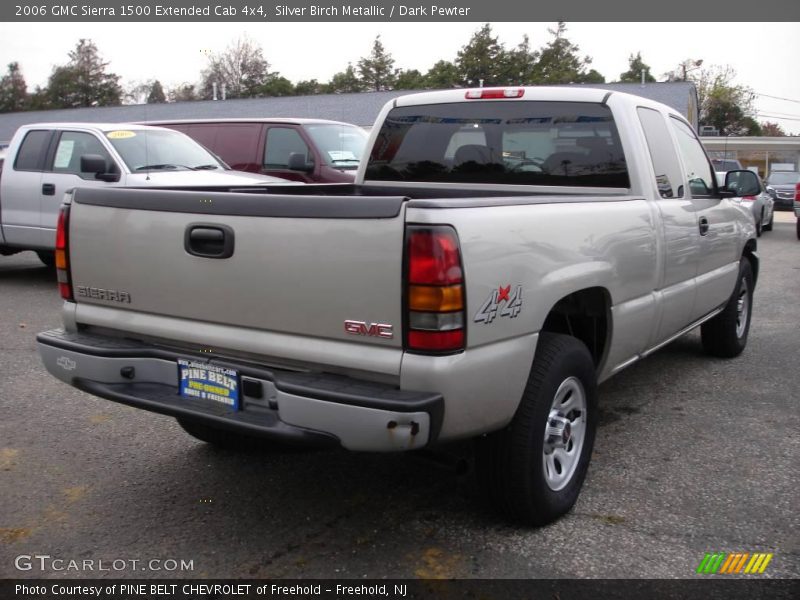 Silver Birch Metallic / Dark Pewter 2006 GMC Sierra 1500 Extended Cab 4x4