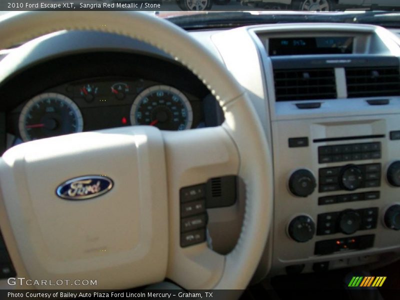 Sangria Red Metallic / Stone 2010 Ford Escape XLT