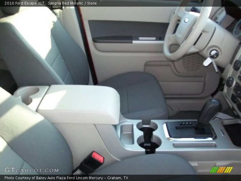 Sangria Red Metallic / Stone 2010 Ford Escape XLT