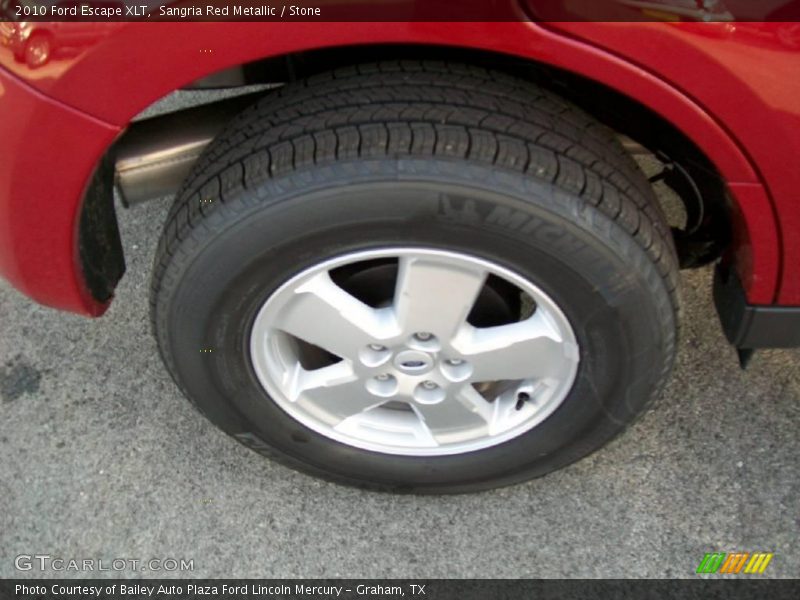 Sangria Red Metallic / Stone 2010 Ford Escape XLT