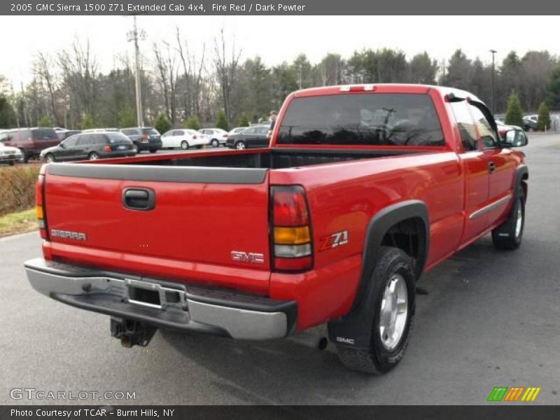 Fire Red / Dark Pewter 2005 GMC Sierra 1500 Z71 Extended Cab 4x4
