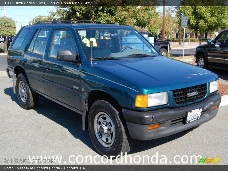 Spruce Green Mica / Gray 1997 Isuzu Rodeo S 4x4