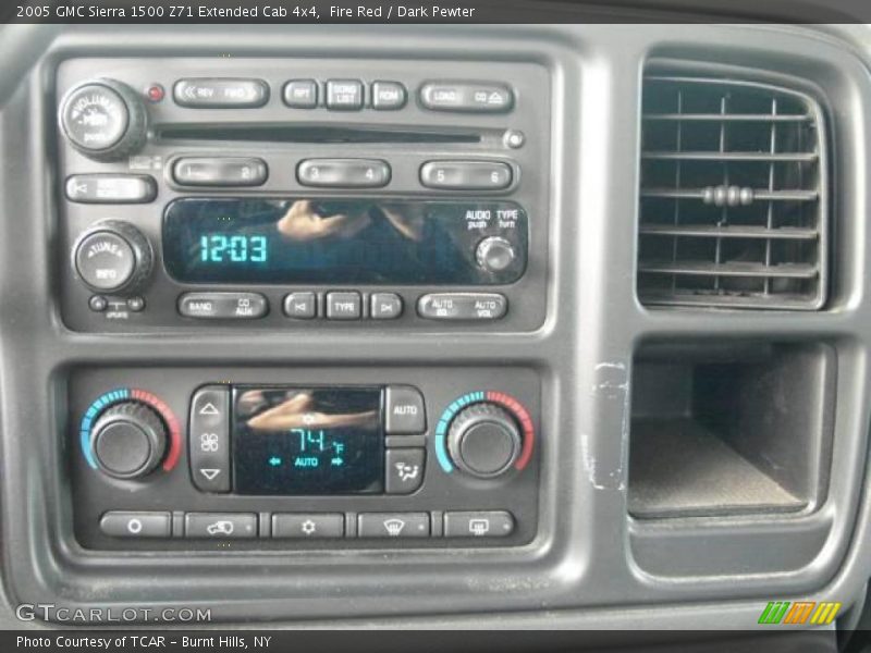 Fire Red / Dark Pewter 2005 GMC Sierra 1500 Z71 Extended Cab 4x4