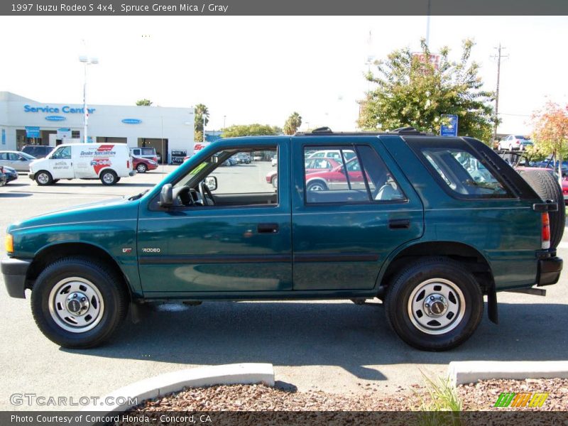 Spruce Green Mica / Gray 1997 Isuzu Rodeo S 4x4