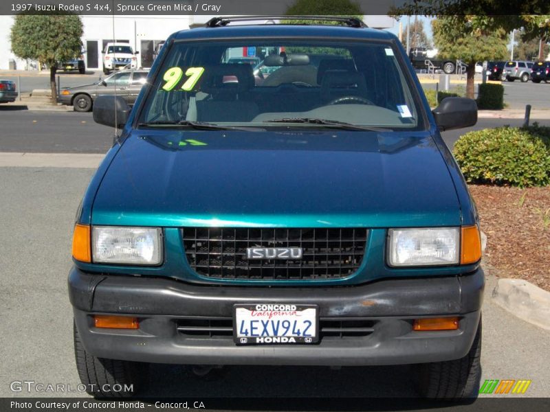 Spruce Green Mica / Gray 1997 Isuzu Rodeo S 4x4