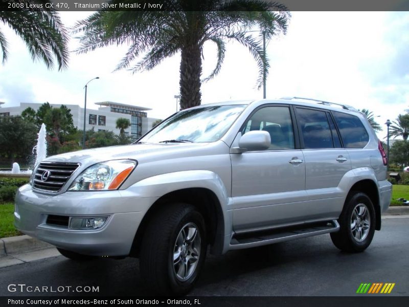 Titanium Silver Metallic / Ivory 2008 Lexus GX 470