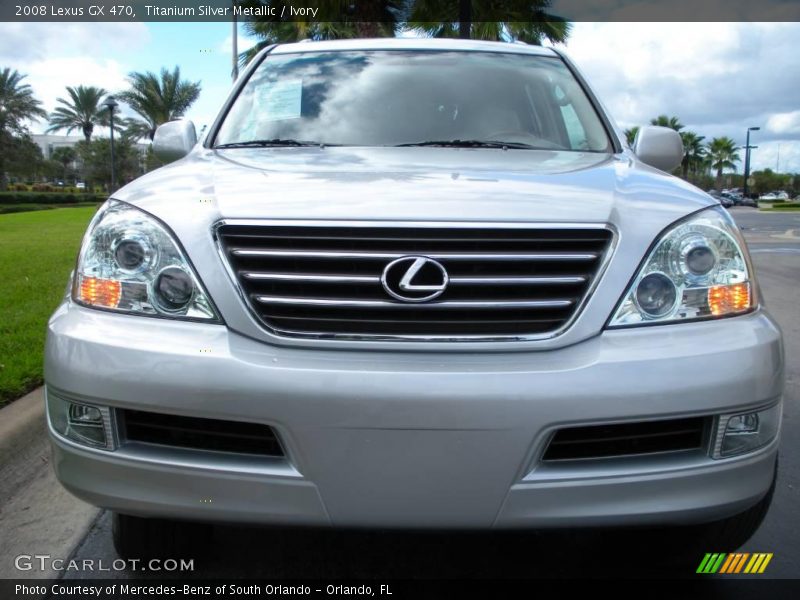 Titanium Silver Metallic / Ivory 2008 Lexus GX 470