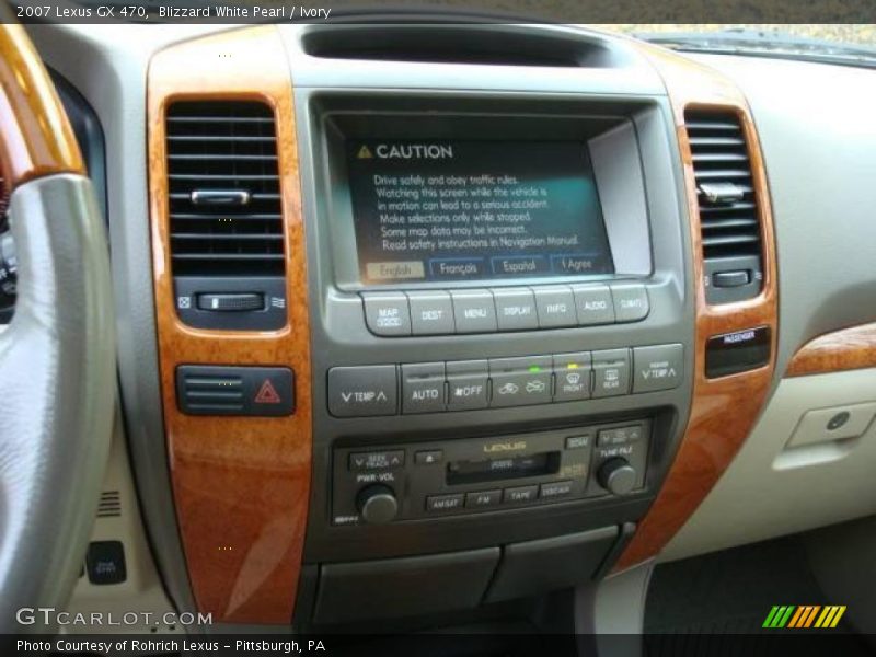 Blizzard White Pearl / Ivory 2007 Lexus GX 470