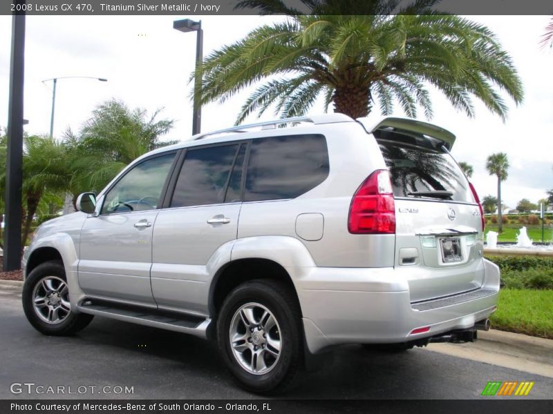 Titanium Silver Metallic / Ivory 2008 Lexus GX 470