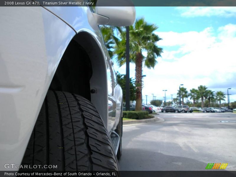 Titanium Silver Metallic / Ivory 2008 Lexus GX 470