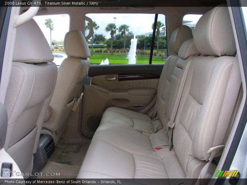 Titanium Silver Metallic / Ivory 2008 Lexus GX 470