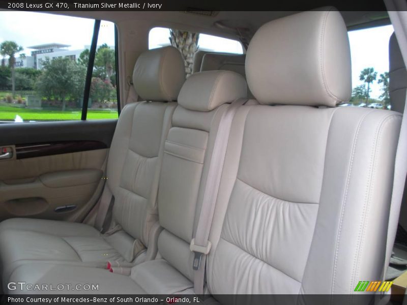 Titanium Silver Metallic / Ivory 2008 Lexus GX 470