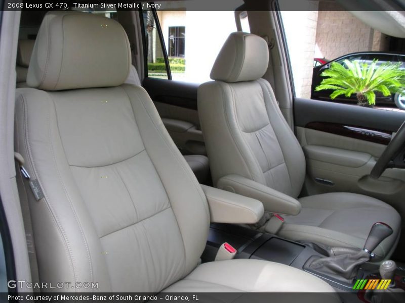 Titanium Silver Metallic / Ivory 2008 Lexus GX 470