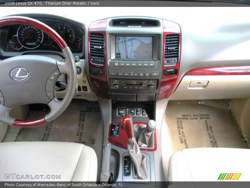 Titanium Silver Metallic / Ivory 2008 Lexus GX 470