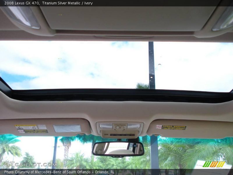 Titanium Silver Metallic / Ivory 2008 Lexus GX 470
