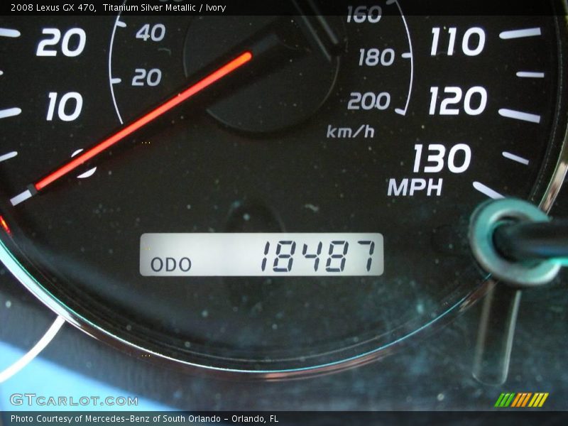 Titanium Silver Metallic / Ivory 2008 Lexus GX 470