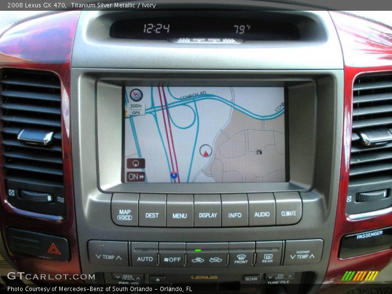 Titanium Silver Metallic / Ivory 2008 Lexus GX 470