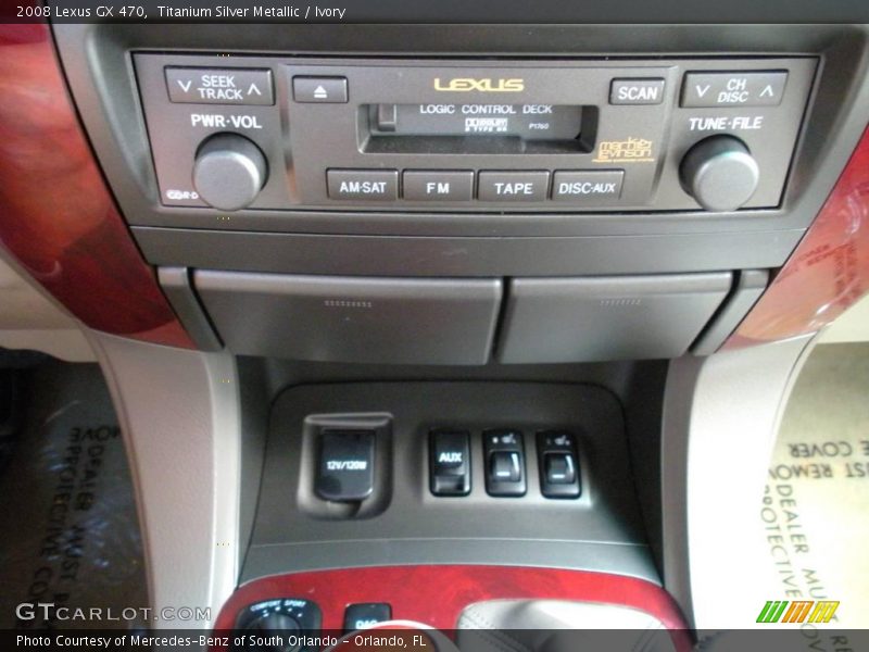 Titanium Silver Metallic / Ivory 2008 Lexus GX 470