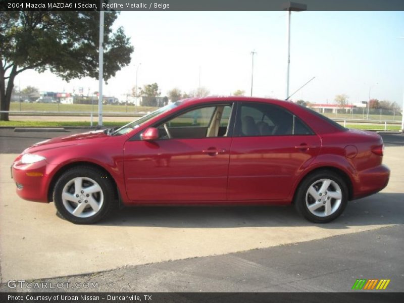 Redfire Metallic / Beige 2004 Mazda MAZDA6 i Sedan