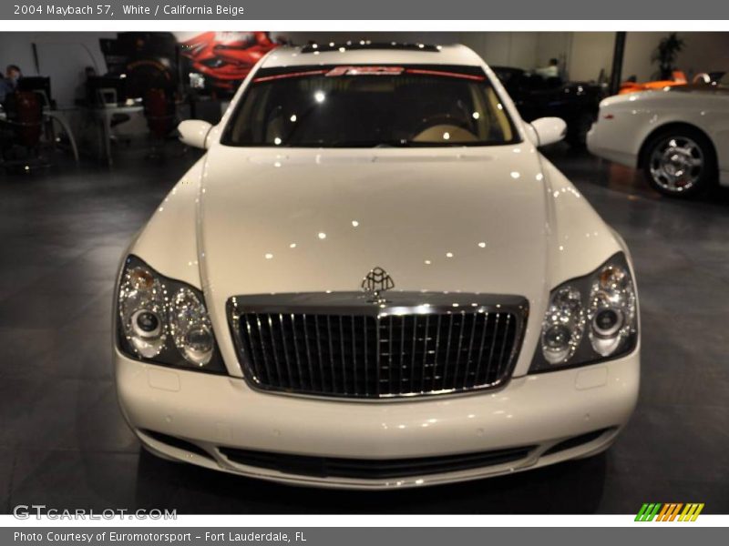 White / California Beige 2004 Maybach 57