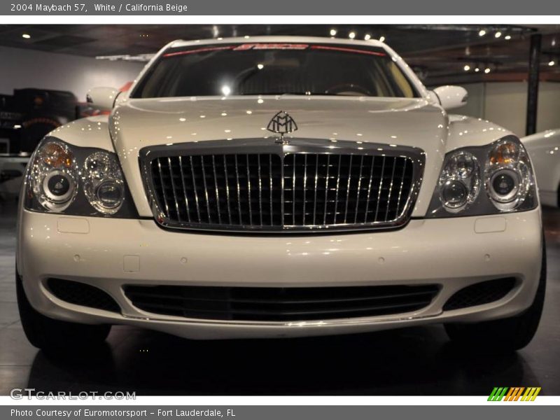 White / California Beige 2004 Maybach 57