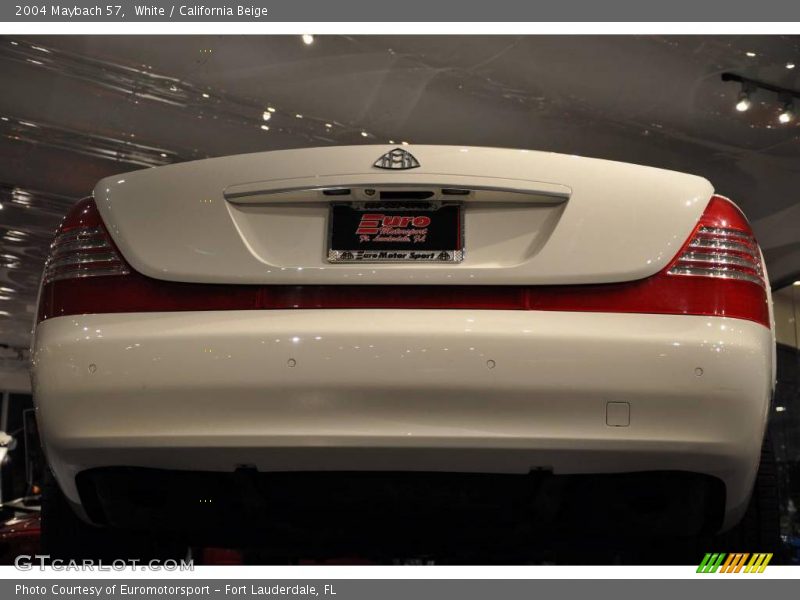 White / California Beige 2004 Maybach 57