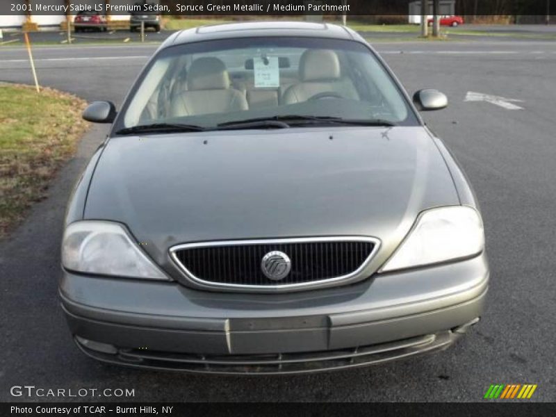 Spruce Green Metallic / Medium Parchment 2001 Mercury Sable LS Premium Sedan