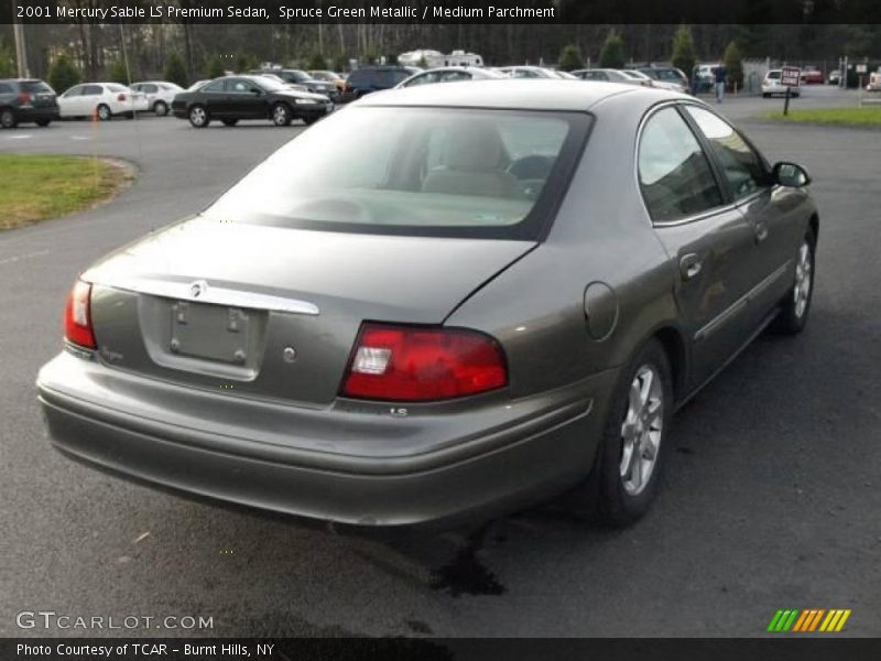 Spruce Green Metallic / Medium Parchment 2001 Mercury Sable LS Premium Sedan