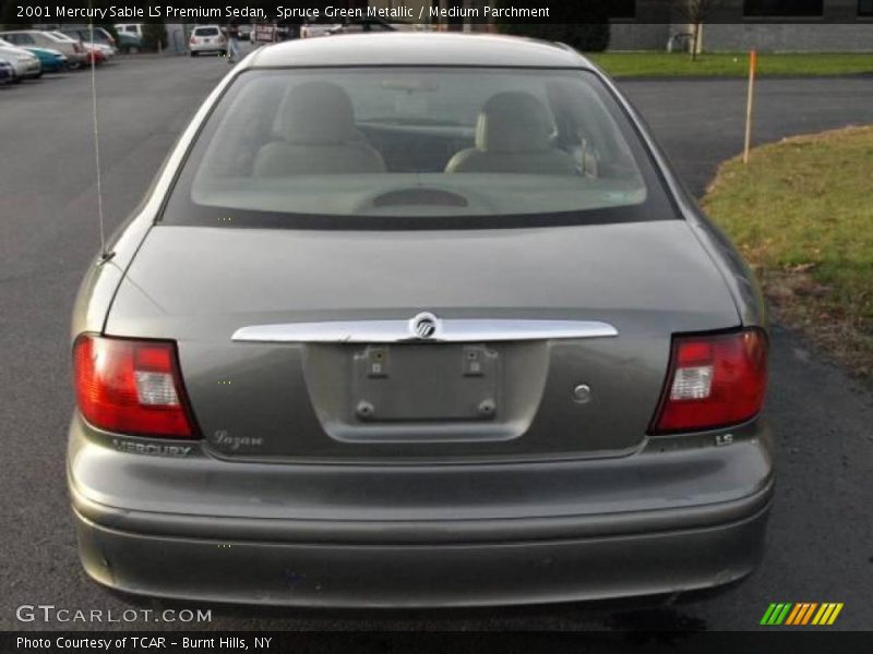 Spruce Green Metallic / Medium Parchment 2001 Mercury Sable LS Premium Sedan