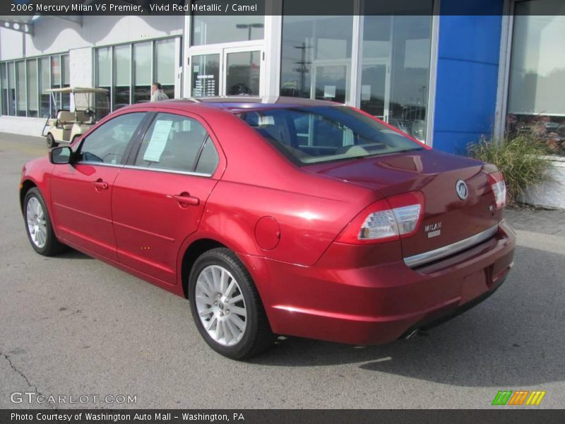 Vivid Red Metallic / Camel 2006 Mercury Milan V6 Premier