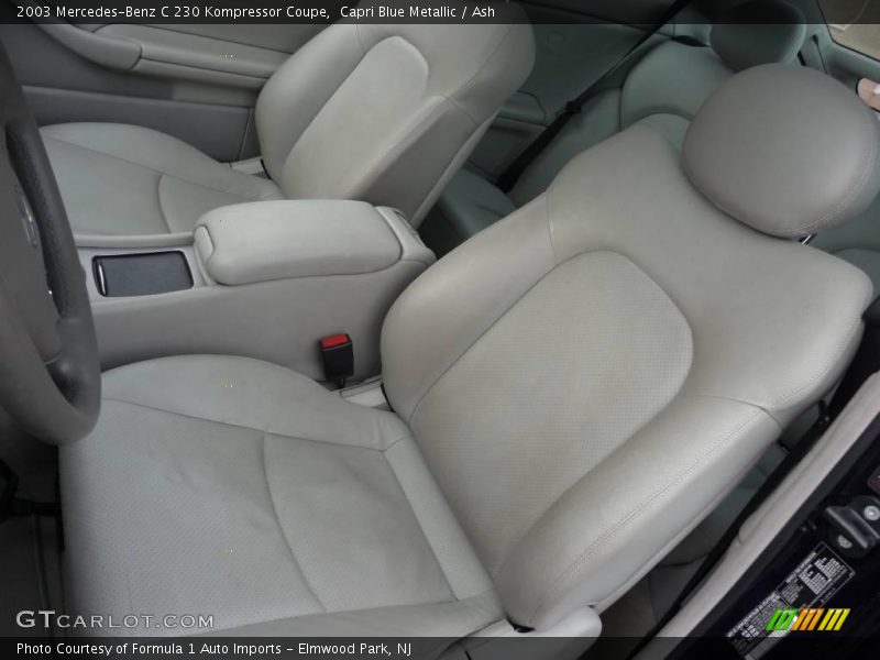 Capri Blue Metallic / Ash 2003 Mercedes-Benz C 230 Kompressor Coupe