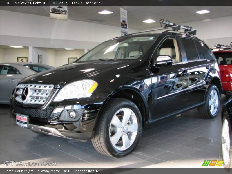 Black / Cashmere 2010 Mercedes-Benz ML 350 4Matic