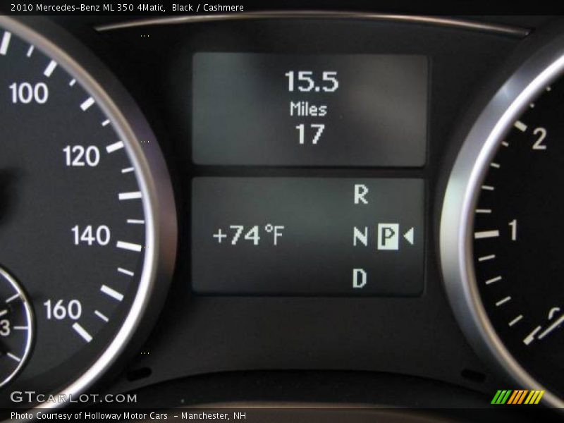 Black / Cashmere 2010 Mercedes-Benz ML 350 4Matic