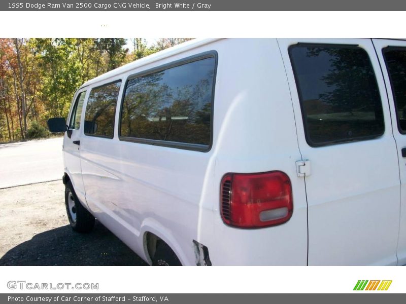 Bright White / Gray 1995 Dodge Ram Van 2500 Cargo CNG Vehicle