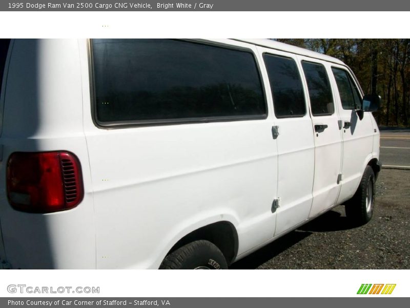Bright White / Gray 1995 Dodge Ram Van 2500 Cargo CNG Vehicle