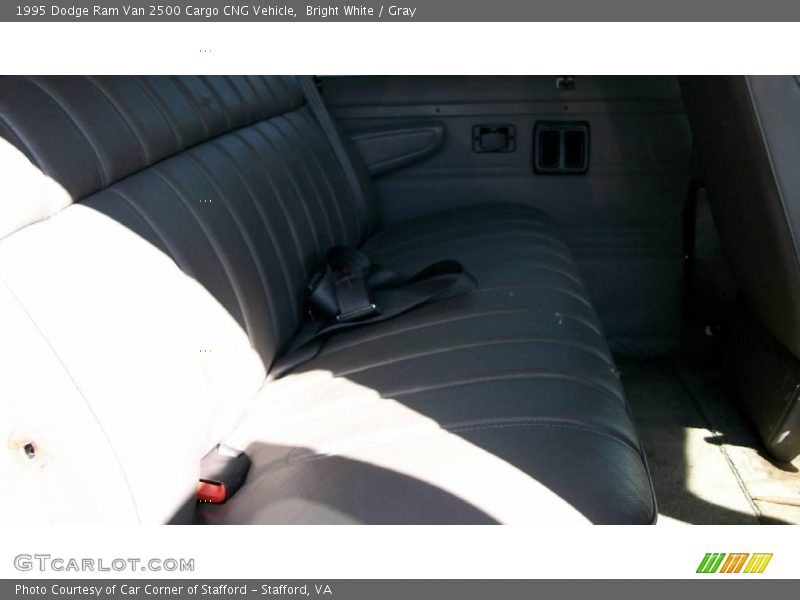 Bright White / Gray 1995 Dodge Ram Van 2500 Cargo CNG Vehicle