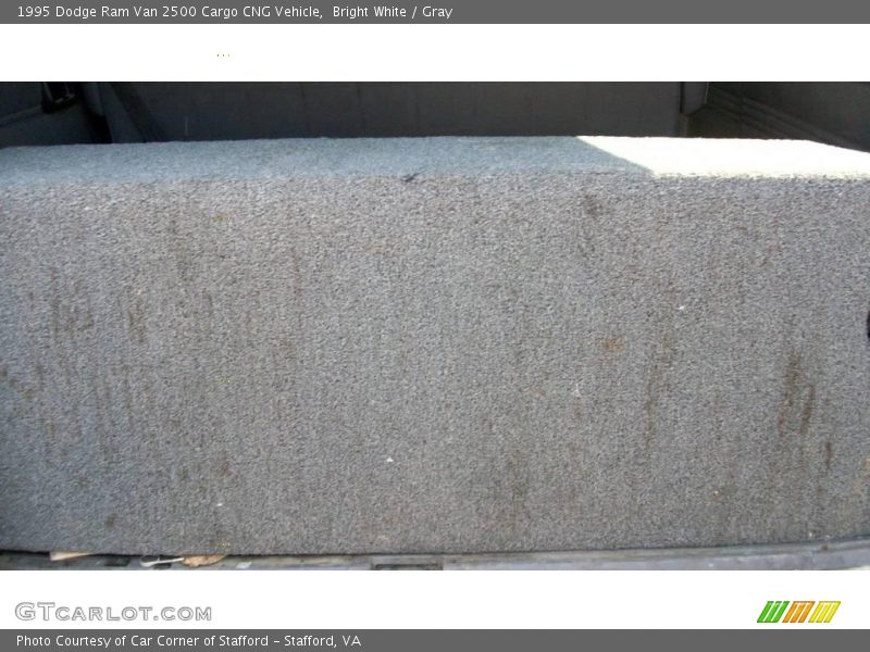 Bright White / Gray 1995 Dodge Ram Van 2500 Cargo CNG Vehicle