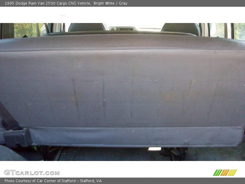 Bright White / Gray 1995 Dodge Ram Van 2500 Cargo CNG Vehicle